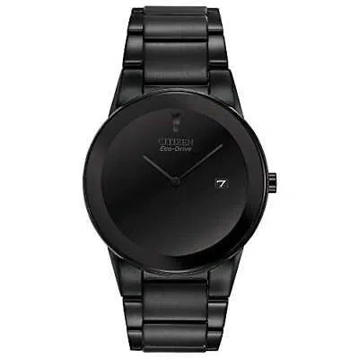 Pre-owned Citizen Axiom Analog Black Dial Men's Watch-au1065-58e
