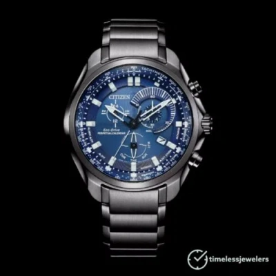 Pre-owned Citizen Bl5607-54l Chronograph Dual Time Perpetual Calendar Men's Watch $525