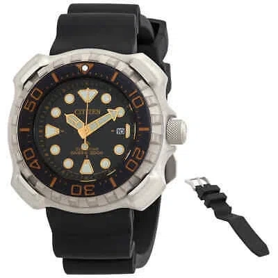 Pre-owned Citizen Black Dial Men's Watch Bn0220-16e