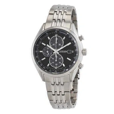 Pre-owned Citizen Black Dial Watch Ca0450-57e