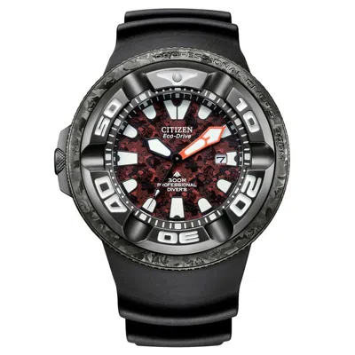 Citizen Black Rubber Sport Watch In Gray