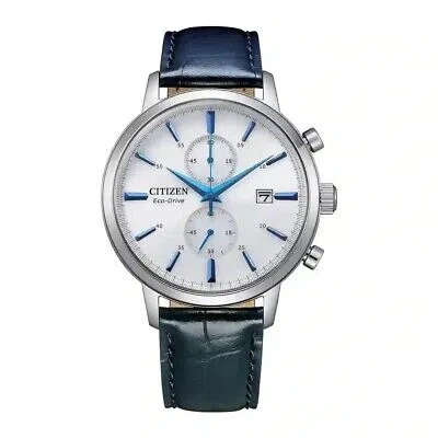 Pre-owned Citizen Blue Mens Chronograph Watch Ca7069-16a