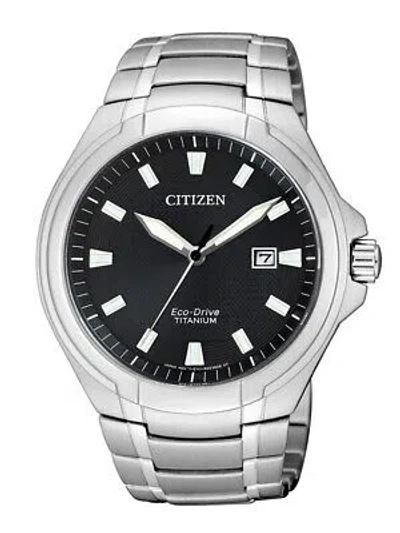 Pre-owned Citizen Bm7430-89e Eco-drive Super-titanium Mens Watch 42mm 10 Atm