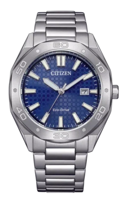 Pre-owned Citizen Bm7630-80l Eco-drive Blue Dial Men's Watch Usus