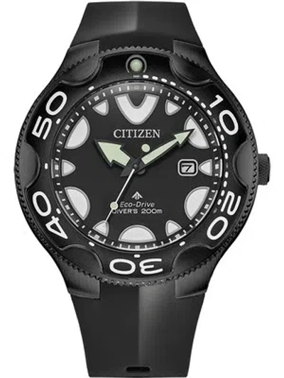 Pre-owned Citizen Bn0235-01e Promaster Orca Divers Mens Watch 46mm 20atm