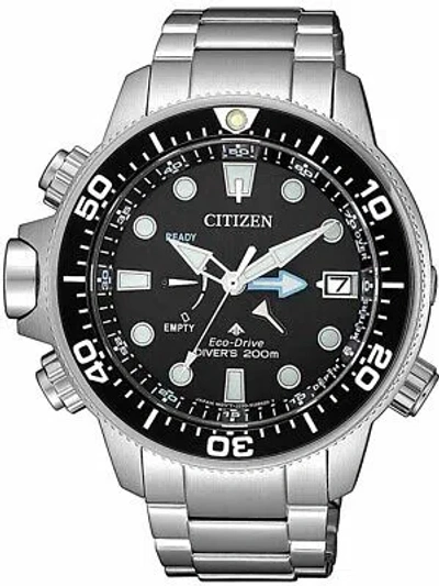 Pre-owned Citizen Bn2031-85e Promaster Aqualand Mens Watch 46mm 20atm