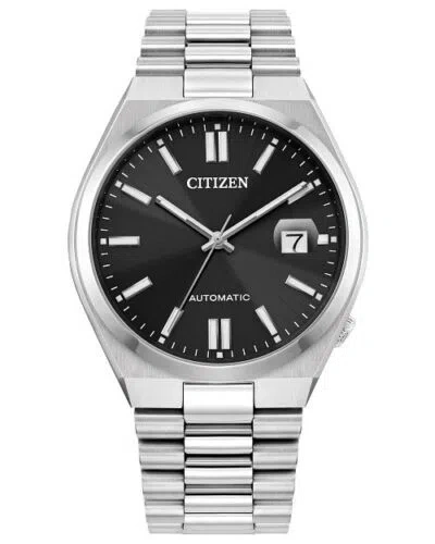 Pre-owned Citizen Brand  Nj0150-56e Men's Tsuyosa Stainless Steel Black Automatic Watch