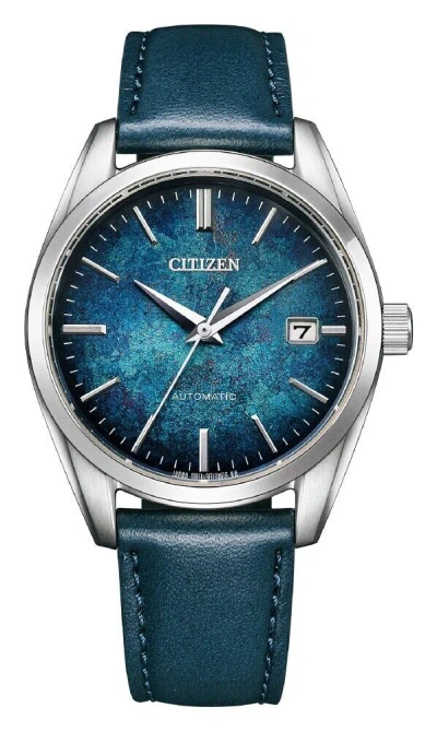 Pre-owned Citizen Brand-new  Collection Nb1060-12l Silver Foil Lacquer Dial Model
