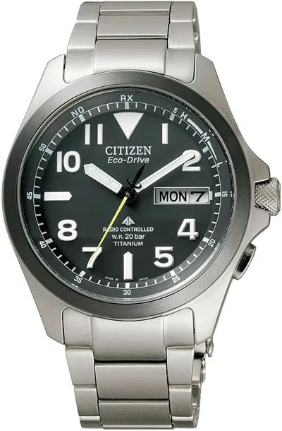 Pre-owned Citizen Brand-new  Promaster Ecodrive Pmd56-2952 Titanium Solar Men's Watch (jdm)
