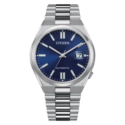Pre-owned Citizen Brand Unused  Nj0150-81l Blue Automatic Mechanical Watch Oyster
