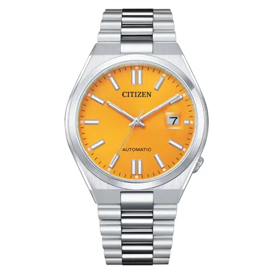 Pre-owned Citizen Brand Unused  Nj0150-81z Yellow Automatic Mechanical Watch Oyster