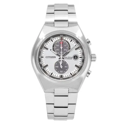 Pre-owned Citizen Brycen Super Titanium Men's Watch Sapphire Chronograph Ca7090-52a