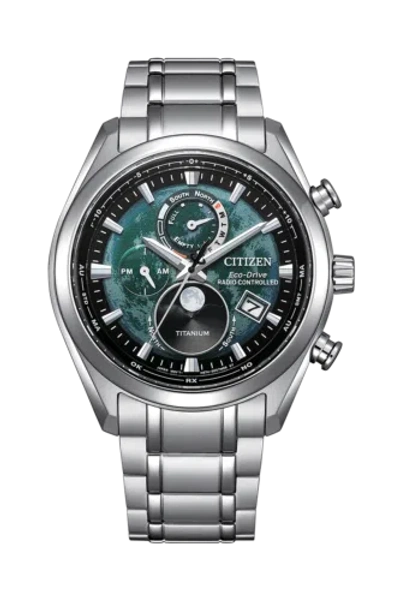 Pre-owned Citizen By1010-81x Titanium Eco-drive Radiocontrolled Men Watch Usus