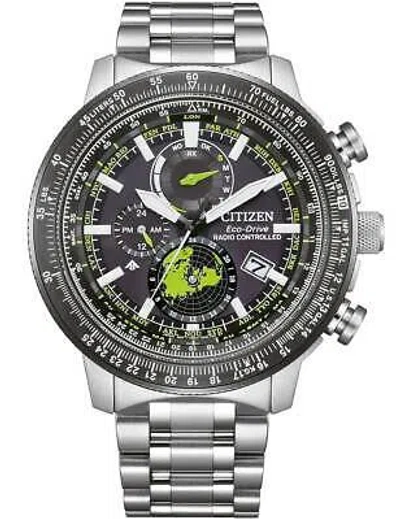 Pre-owned Citizen By3006-53e Mens Watch Promaster Sky Geo Trecker Eco-drive 46mm 20atm