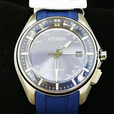 Pre-owned Citizen Bz4000-07l Blue Eco-drive Super Titanium Unisex Watch In Box