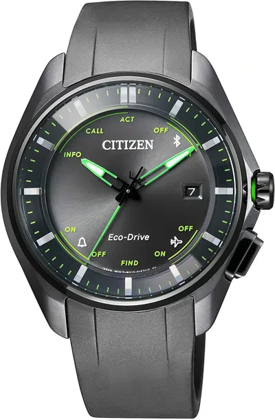 Pre-owned Citizen Bz4005-03e Eco-drive Titanium Bluetooth Iphone Android From Japan