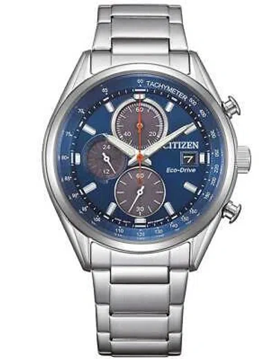 Pre-owned Citizen Ca0459-79l Mens Watch Eco-drive Chronograph 40mm 10atm