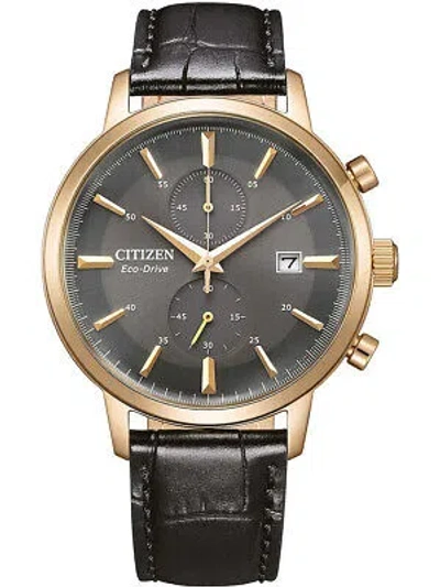 Pre-owned Citizen Ca7067-11h Eco-drive Chronograph Mens Watch 42mm