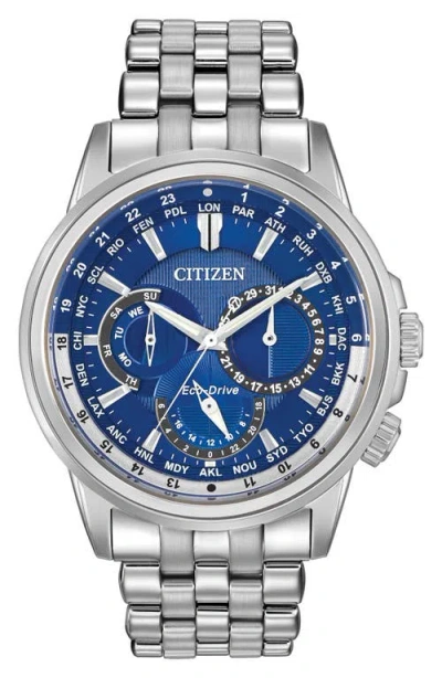 CITIZEN CITIZEN CALENDRIER BRACELET WATCH, 44MM