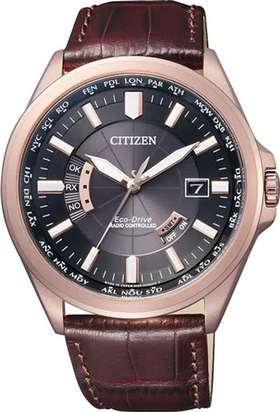 Pre-owned Citizen Cb0012-07e Solar Radio Eco-drive Direct Flight Atomic Watch Men Japan
