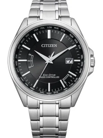 Pre-owned Citizen Cb0250-84e Eco-drive Radio Controlled Mens Watch 43mm 10atm