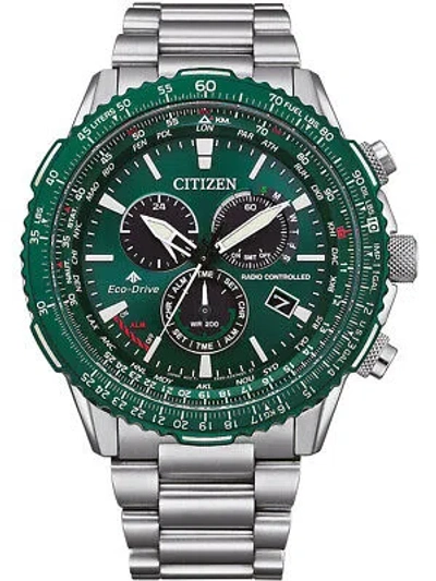 Pre-owned Citizen Cb5004-59w Radio-controlled Eco-drive Promaster Mens Watch 45mm