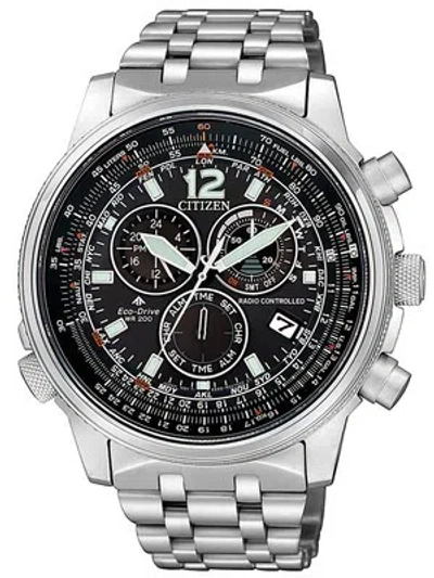 Pre-owned Citizen Cb5860-86e Promaster Sky Chronograph 43mm 20atm