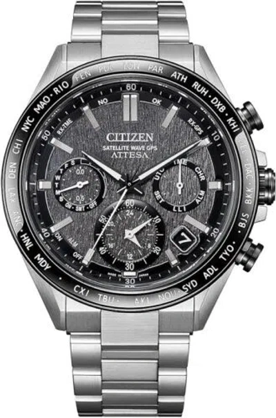 Pre-owned Citizen Cc4058-67x Attesa Photovoltaic Eco-drive Gps Satellite Japan Import