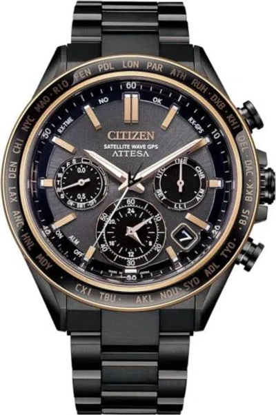Pre-owned Citizen Cc4074-61w Attesa Act Line Photovoltaic Eco-drive Gps Japan Import