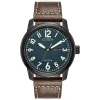 Citizen Chandler Mens Brown Leather Strap Watch Bm8478-01l In Multi