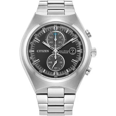 Citizen Chronograph Bracelet Watch, 43mm In Metallic