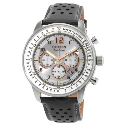 Citizen Chronograph Grey Dial Men's Watch Ca4500-24h In Gold Tone / Grey