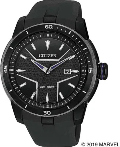 Pre-owned Citizen Collection Aw1615-05w Black Panther Men's Watch 2019 In Box