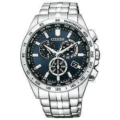 Pre-owned Citizen Collection Eco-drive Cb5870-91l Solar Radio Men's Watch