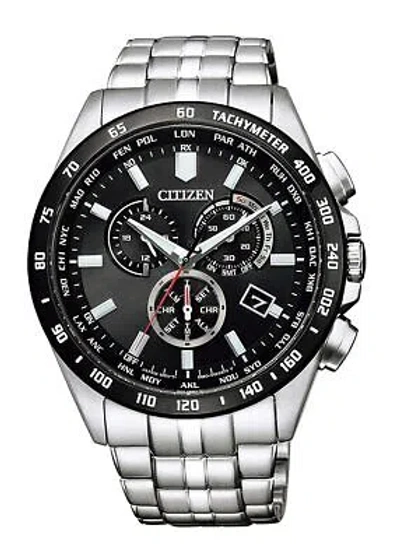Pre-owned Citizen Collection Eco-drive Cb5874-90e Solar Radio Men's Watch