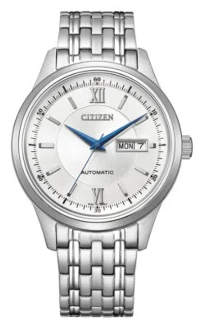 Pre-owned Citizen Collection Ny4050-62a Mechanical Automatic 21 Jewels Men Watch Japan