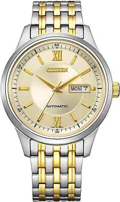 Pre-owned Citizen Collection Ny4057-63p Mechanical Automatic Men Watch