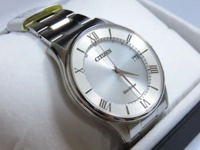 Pre-owned Citizen Collection Simple Adjust As1060-54a Men Watch In Box