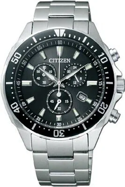Pre-owned Citizen Collection Vo10-6771f Men's Watch Eco-drive Chronograph