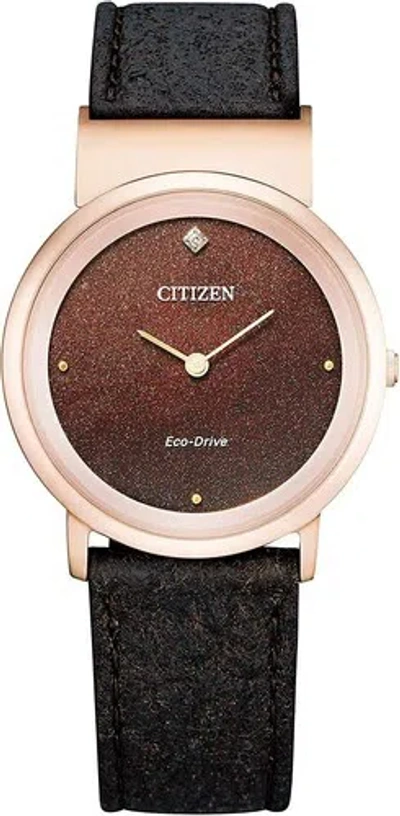 Pre-owned Citizen L Eco-drive Ambiluna Eg7078-12x Solor Women's Watch In Box
