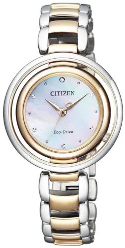 Pre-owned Citizen L Kanon-inspired Design Em0666-97d Women's Watch In Box