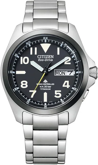 Pre-owned Citizen []  Watch Promaster Eco-drive Radio Watch Land Series Pmd56-2952