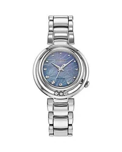 Citizen Classic Arcly Watch, 29.8mm In Blue/silver