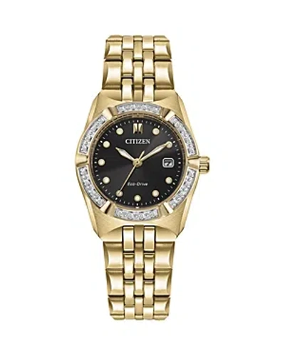 Citizen Classic Corso Watch, 28mm In Black/gold