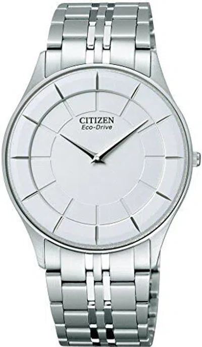 Pre-owned Citizen Collection Ar3010-65a Eco-drive Men's Watch Stainless Steel Silver