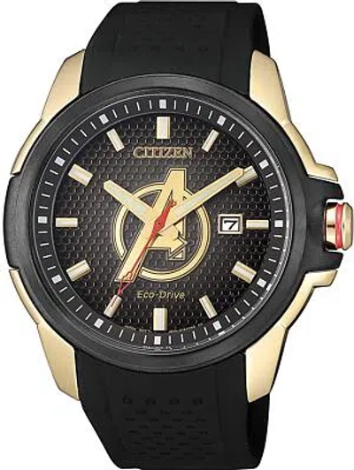 Pre-owned Citizen Collection Aw1155-03w The Avengers Men's Watch 2019 Model W/original Box