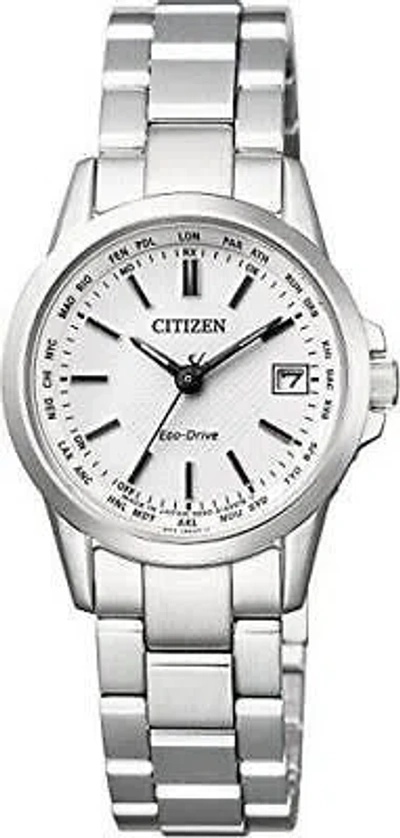 Pre-owned Citizen Collection Ec1130-55a Eco Drive Radio Direct Flight Needle Display