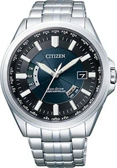 Pre-owned Citizen Collection Eco-drive Cb0011-69l Men's Watch Stainless Steel Silver