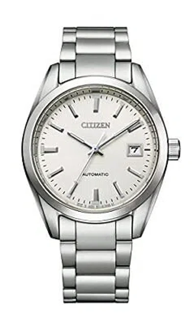 Pre-owned Citizen Collection Mechanical Nb1050-59a Men's Watch Waterproof Silver Japan