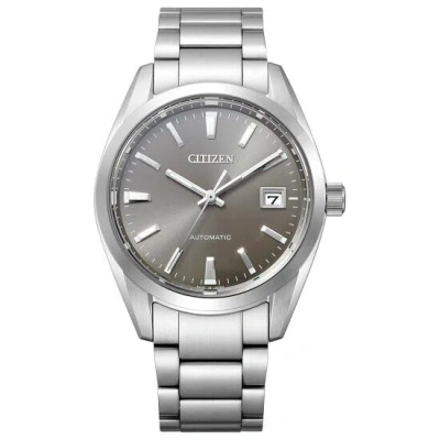 Pre-owned Citizen Collection Nb1050-59h Analog Mechanical Auto Watch Stainless Steel